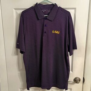 LSU Tigers, Men’s Polo, Antigua, Size Large